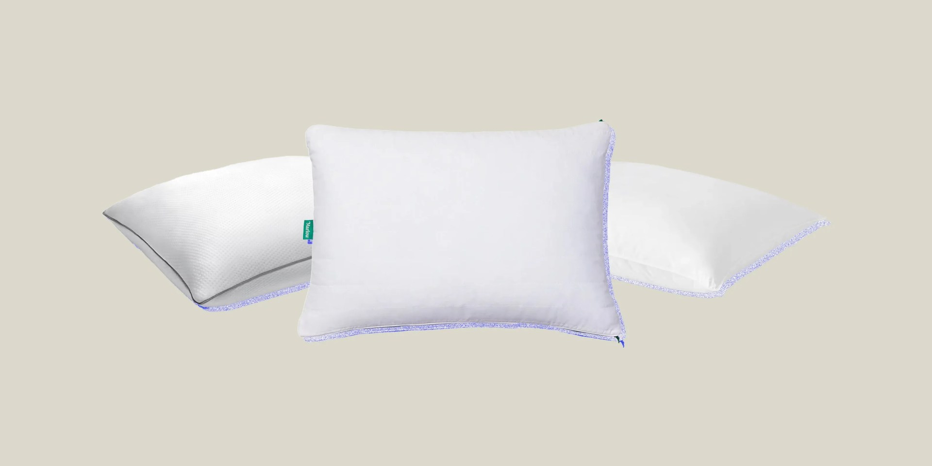 three white pillows