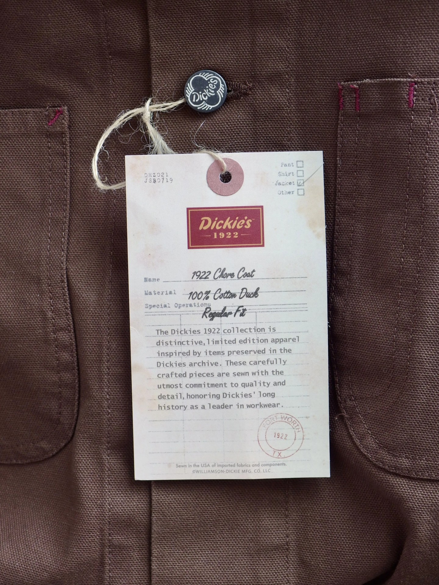 dickies 1922