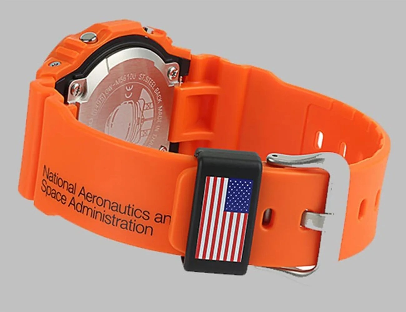 orange limited edition g shock nasa watch