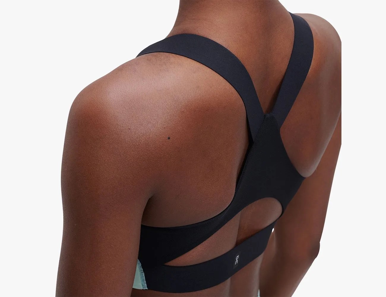 woman wearing an on sports bra