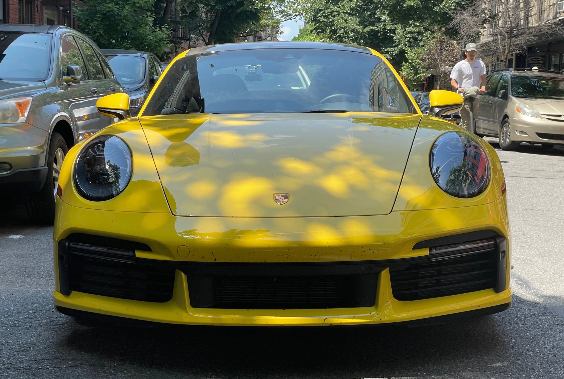 porsche 911 turbo s lightweight package racing yellow