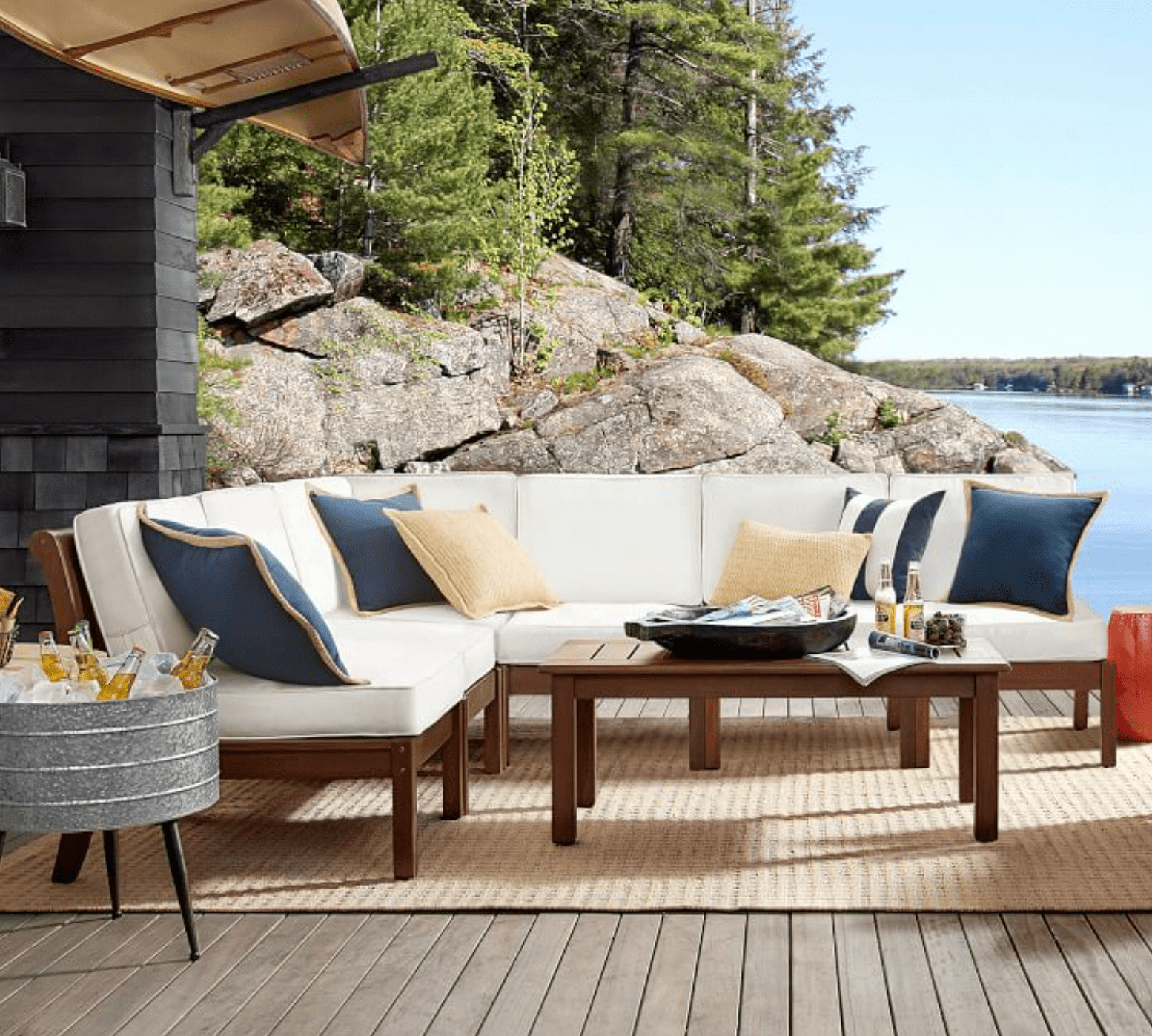 outdoor seating set