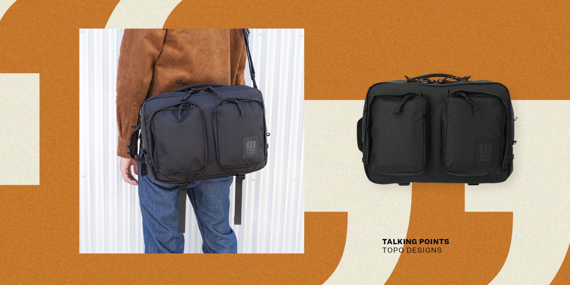 talking points topo designs global briefcase