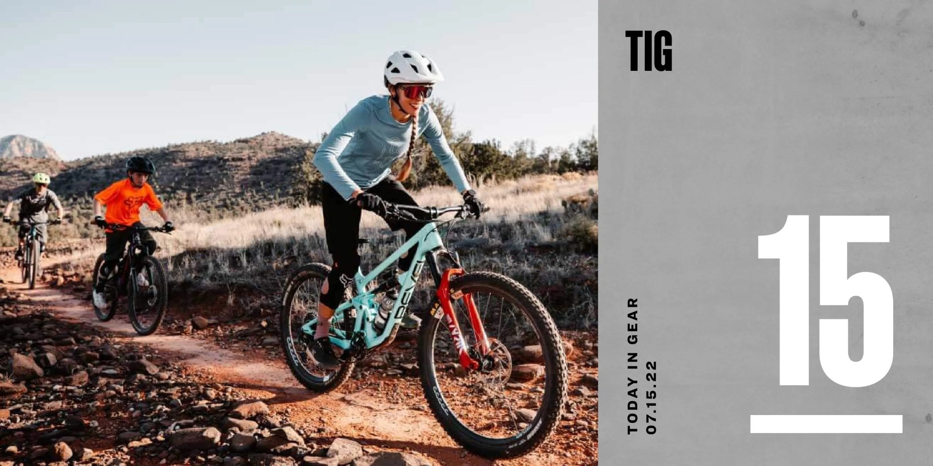 today in gear july 15 2022 a group of riders biking on a dirt road wearing backcountry gear