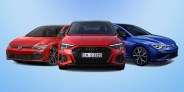 vw gti vs vw golf r vs audi s3