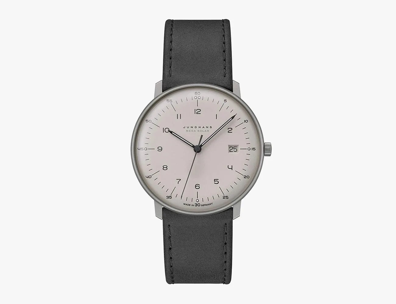 junghans max bill mega solar watch