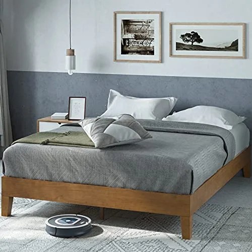 wood platform bed