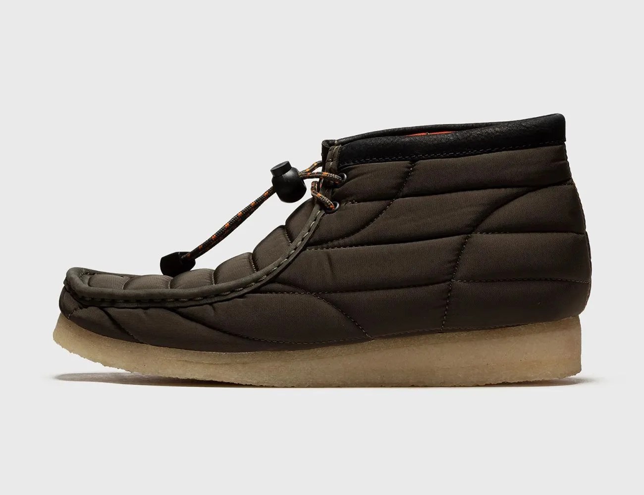 clarks quilted wallabee boot