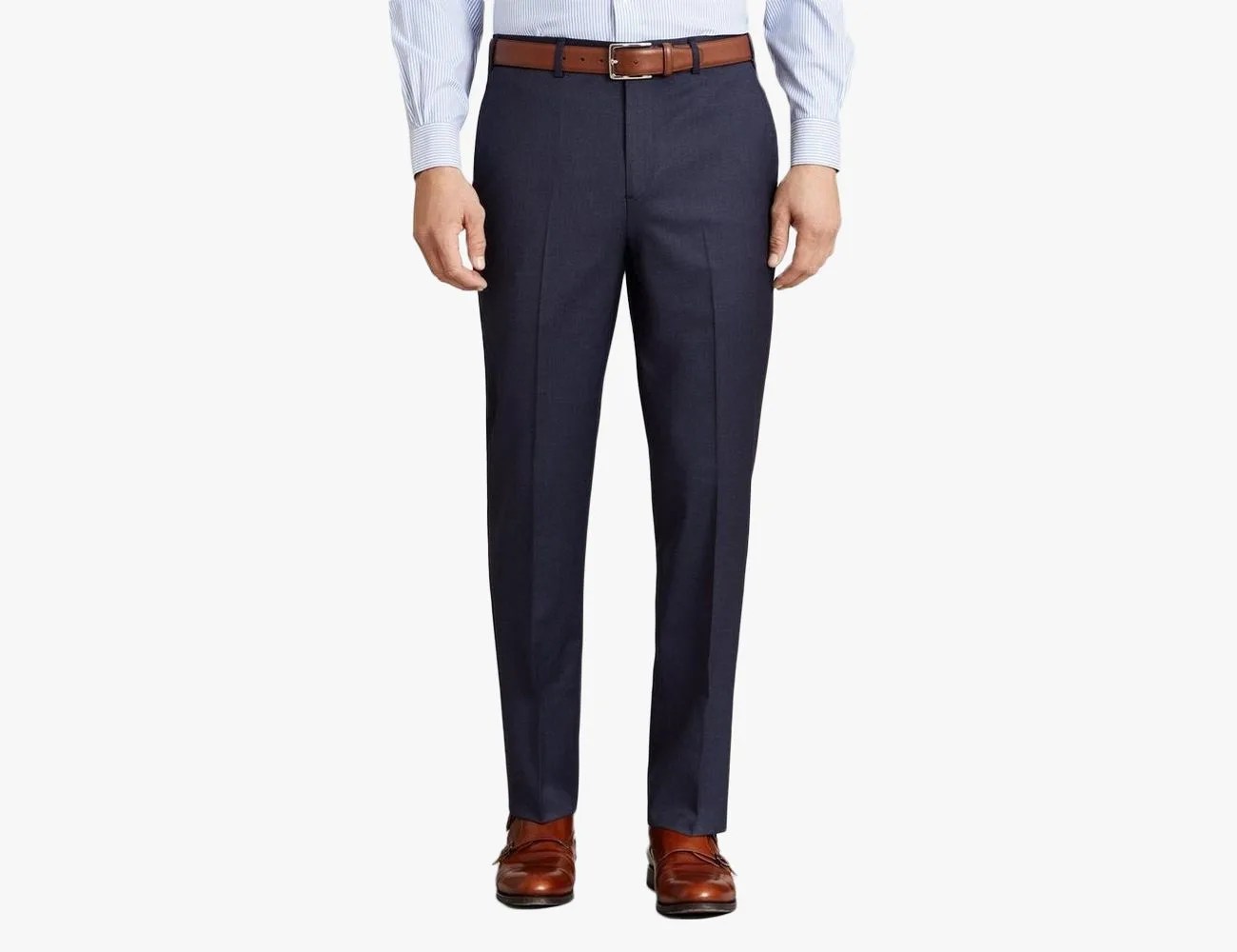 Brooks Brothers BrooksFlex Regent-Fit Wool Trousers