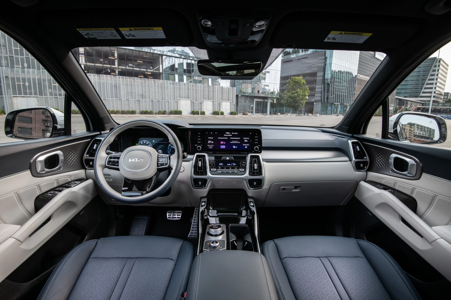 2022 kia sorento phev interior view