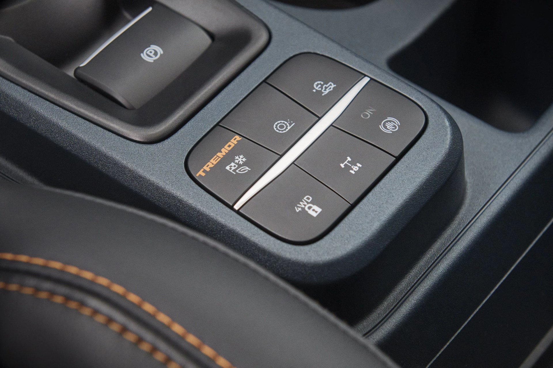 off road switches on ford maverick tremor showing new all wheel drive modes