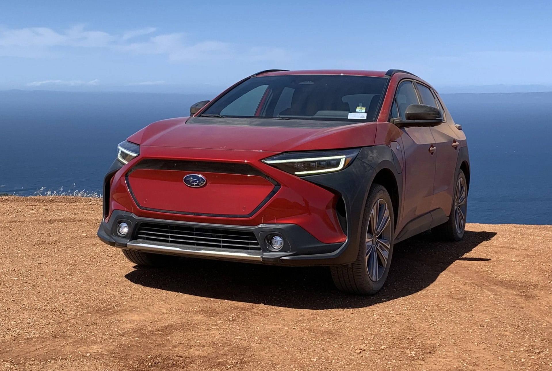 2023 subaru solterra ev on catalina island