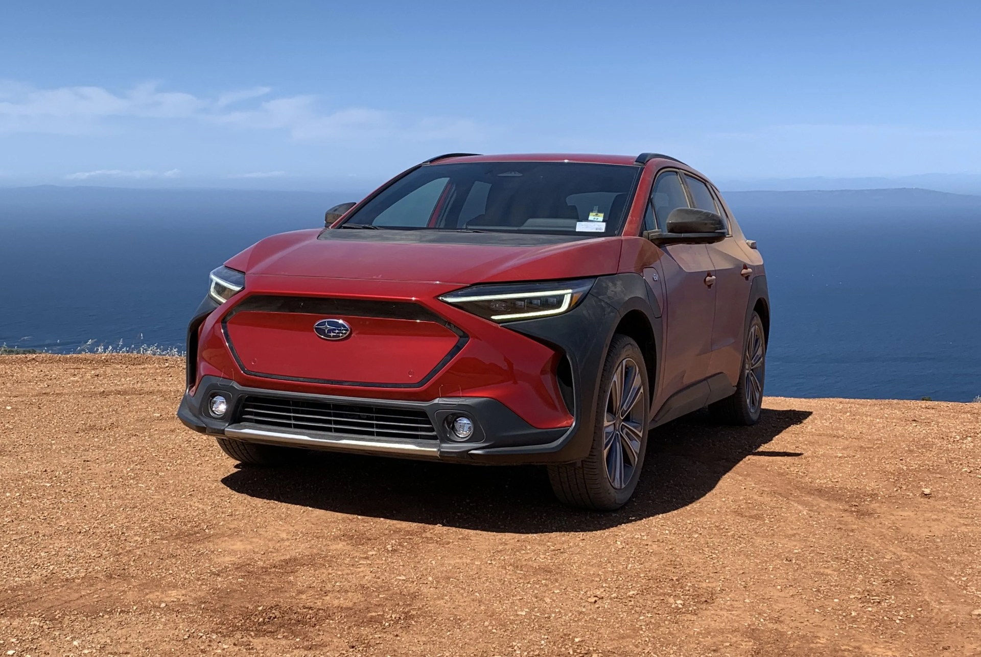 2023 subaru solterra ev on catalina island
