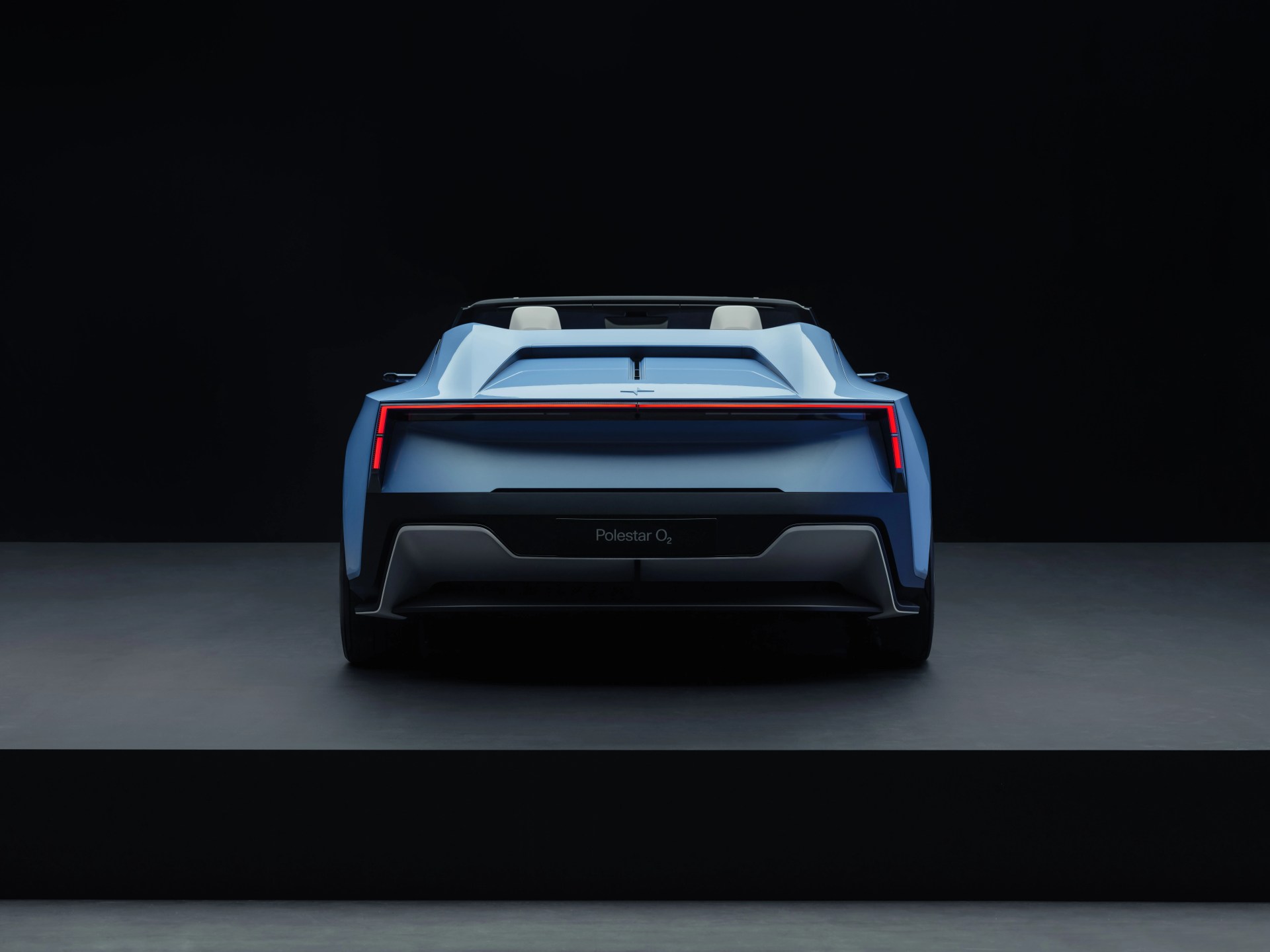 polestar 6 rendering in a dark studio