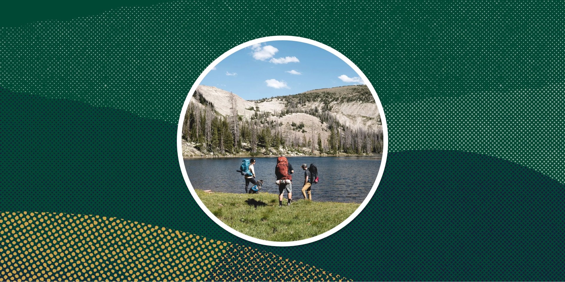 sponsored product three hikers