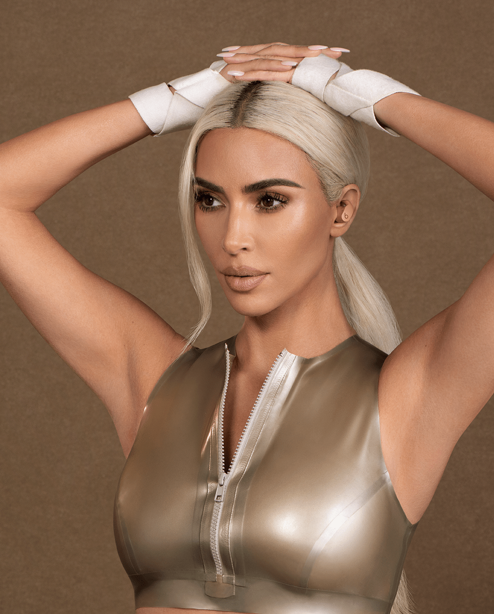 beats fit pro true wireless earbuds kim k special edition in dune