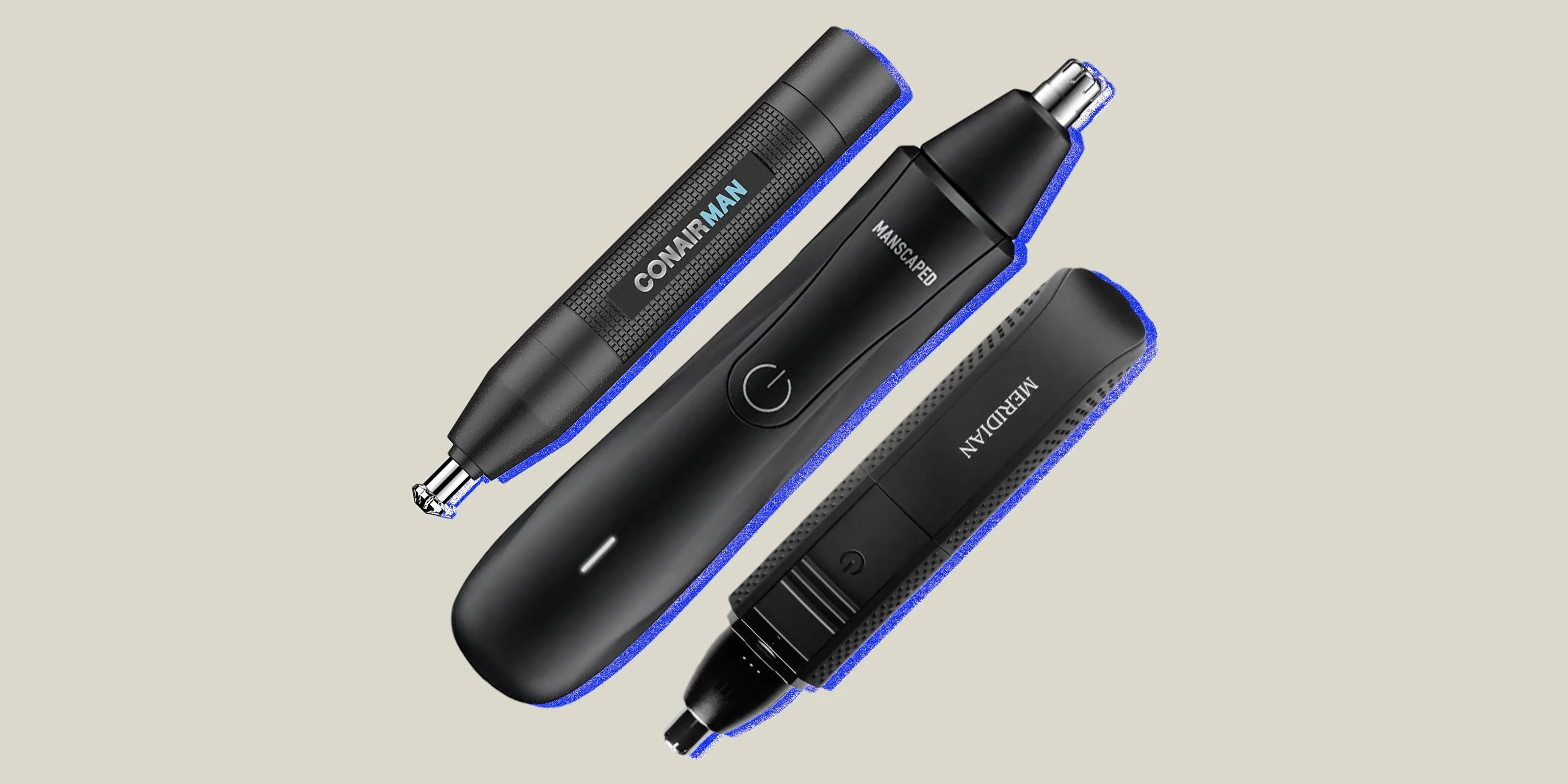 three nose trimmers
