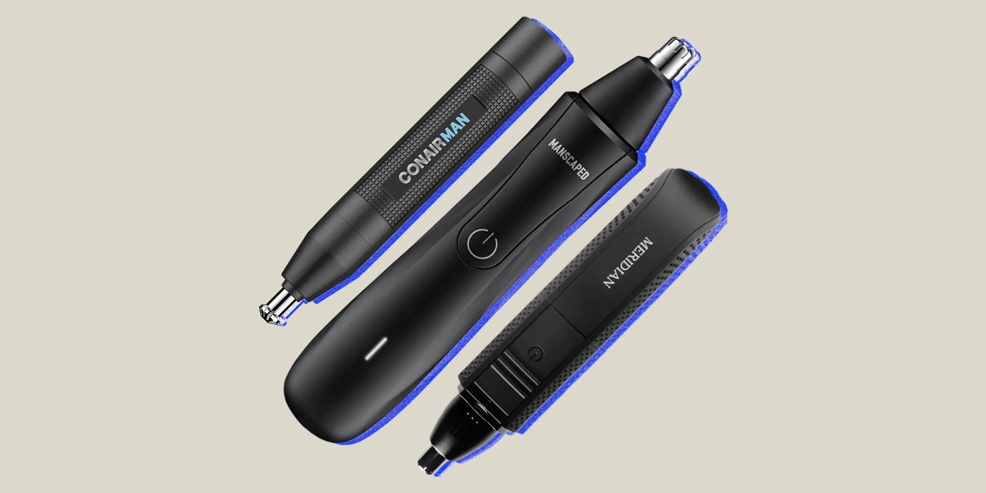 three nose trimmers
