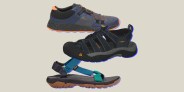 three types of water shoes