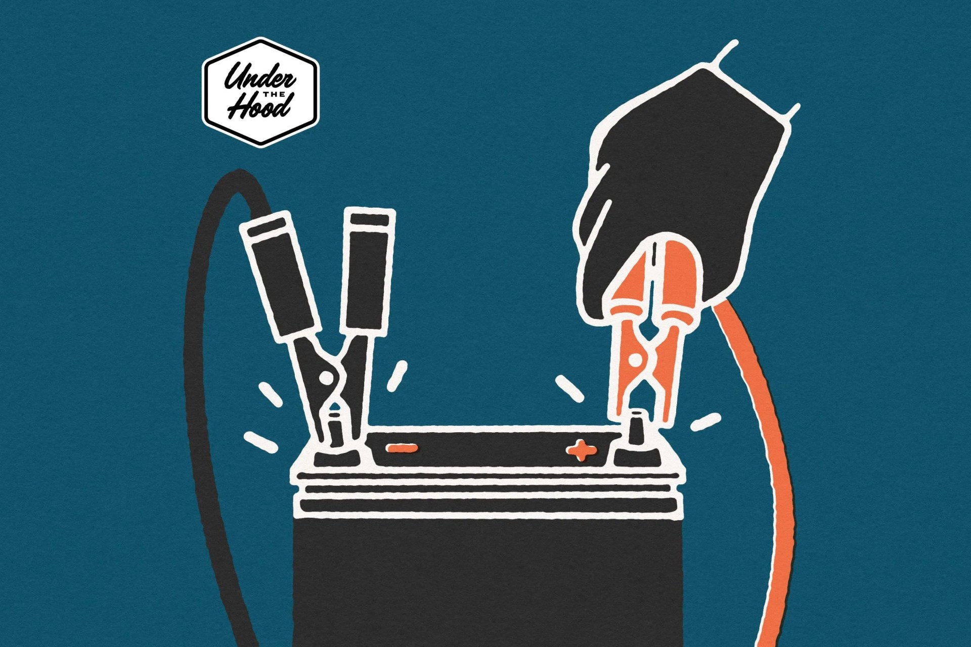 under the hood how to charge your car battery