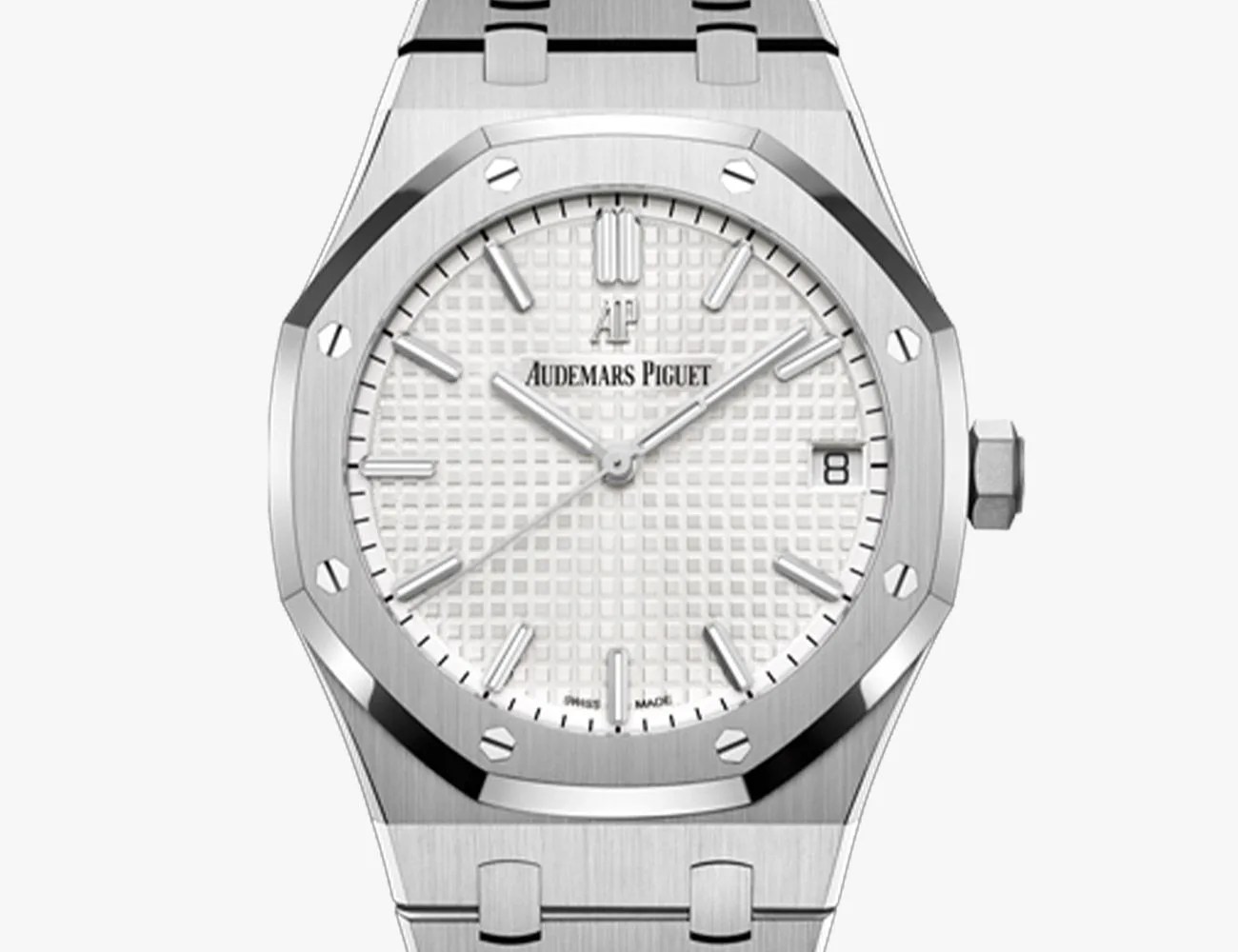 baton watch hand on audemars piguet