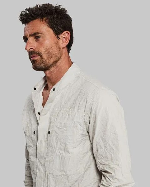 man wearing vollebak shirt