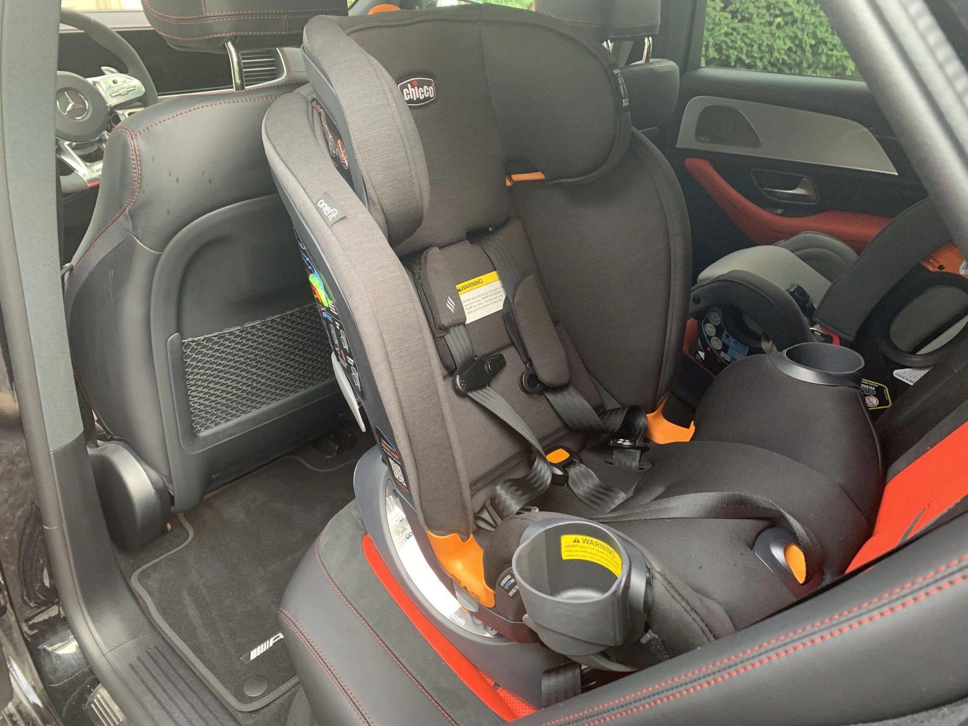 chicco onefit™ cleartex® all in one car seat, rear facing seat for infants 5 40 lbs, forward facing car seat 25 65 lbs, booster 40 100 lbs, convertible car seat  driftgrey