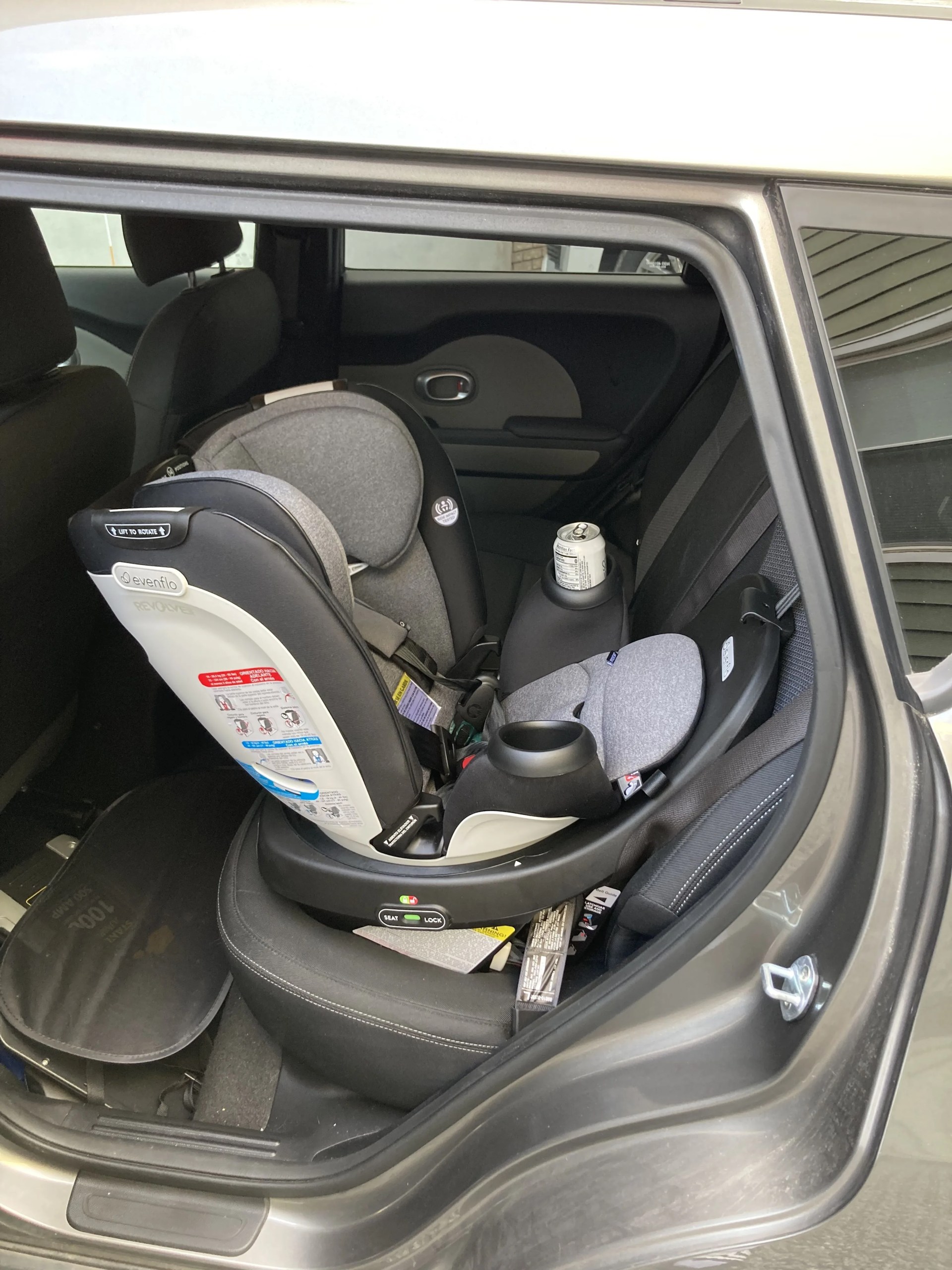 evenflo gold revolve360 rotational allinone convertible car seat swivel car seat rotating car seat for all ages swivel baby car seat modechanging 4120lb car seat and booster car seat, moonstone