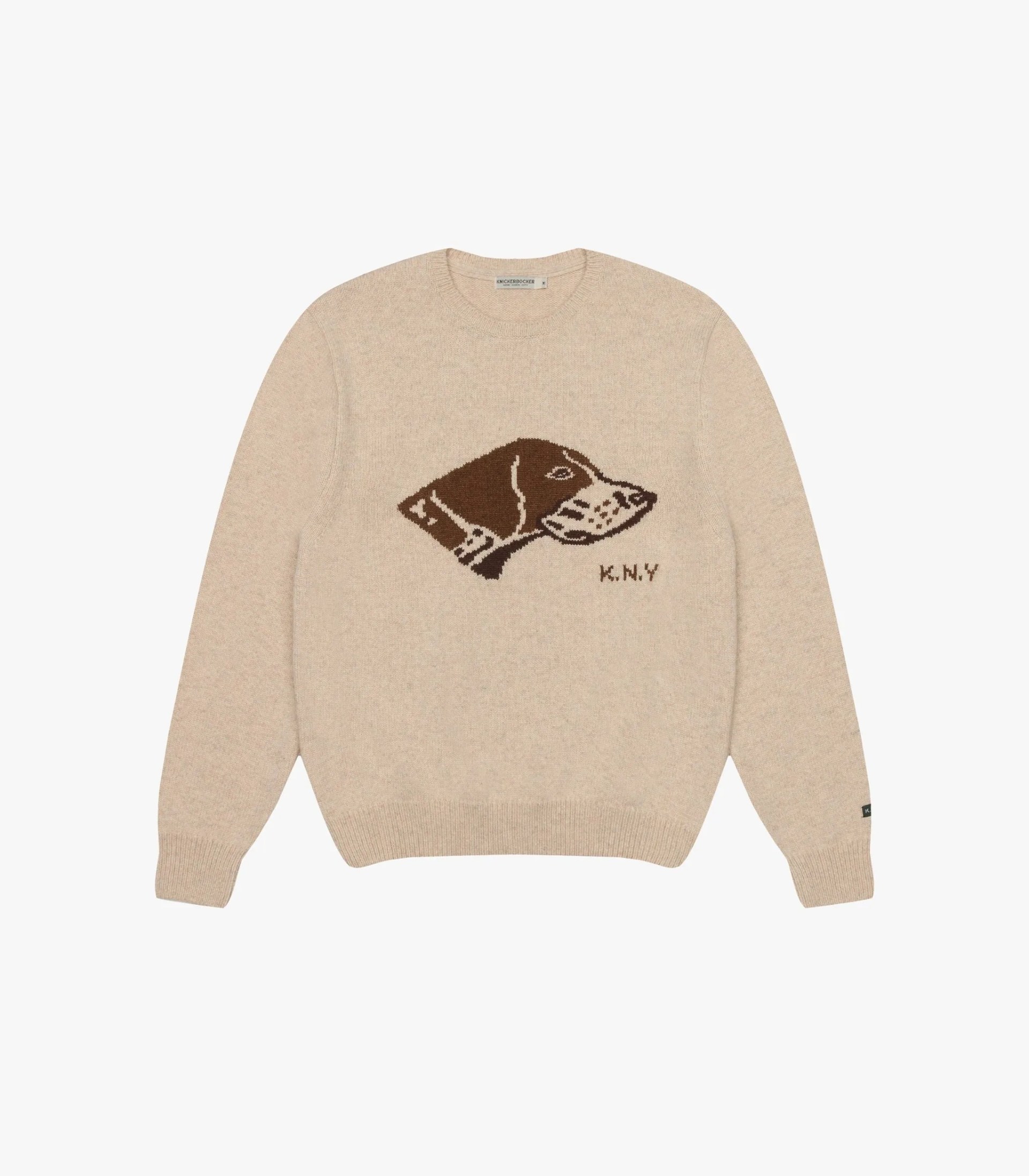 wool pointer sweater oat