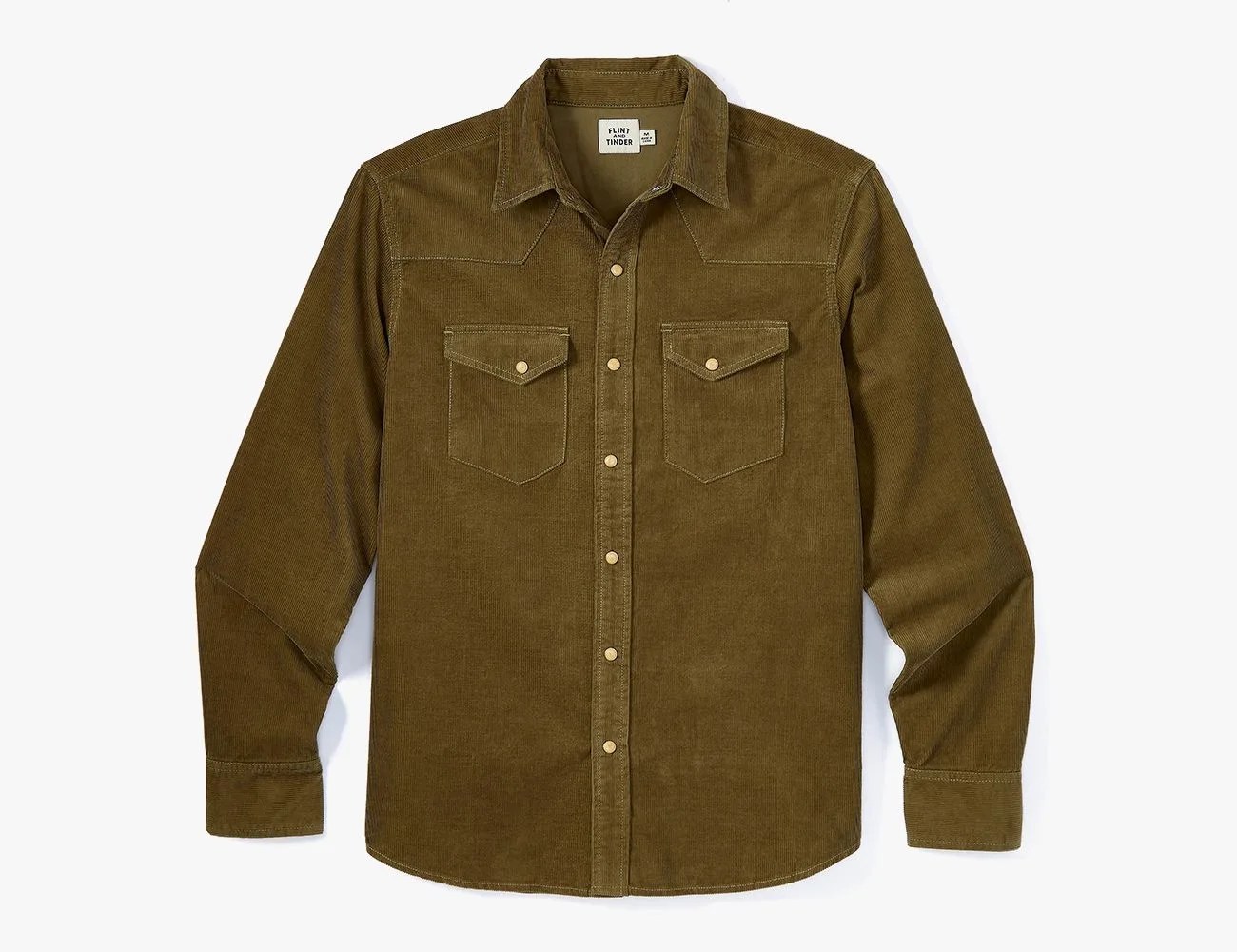 corduroy snap shirt