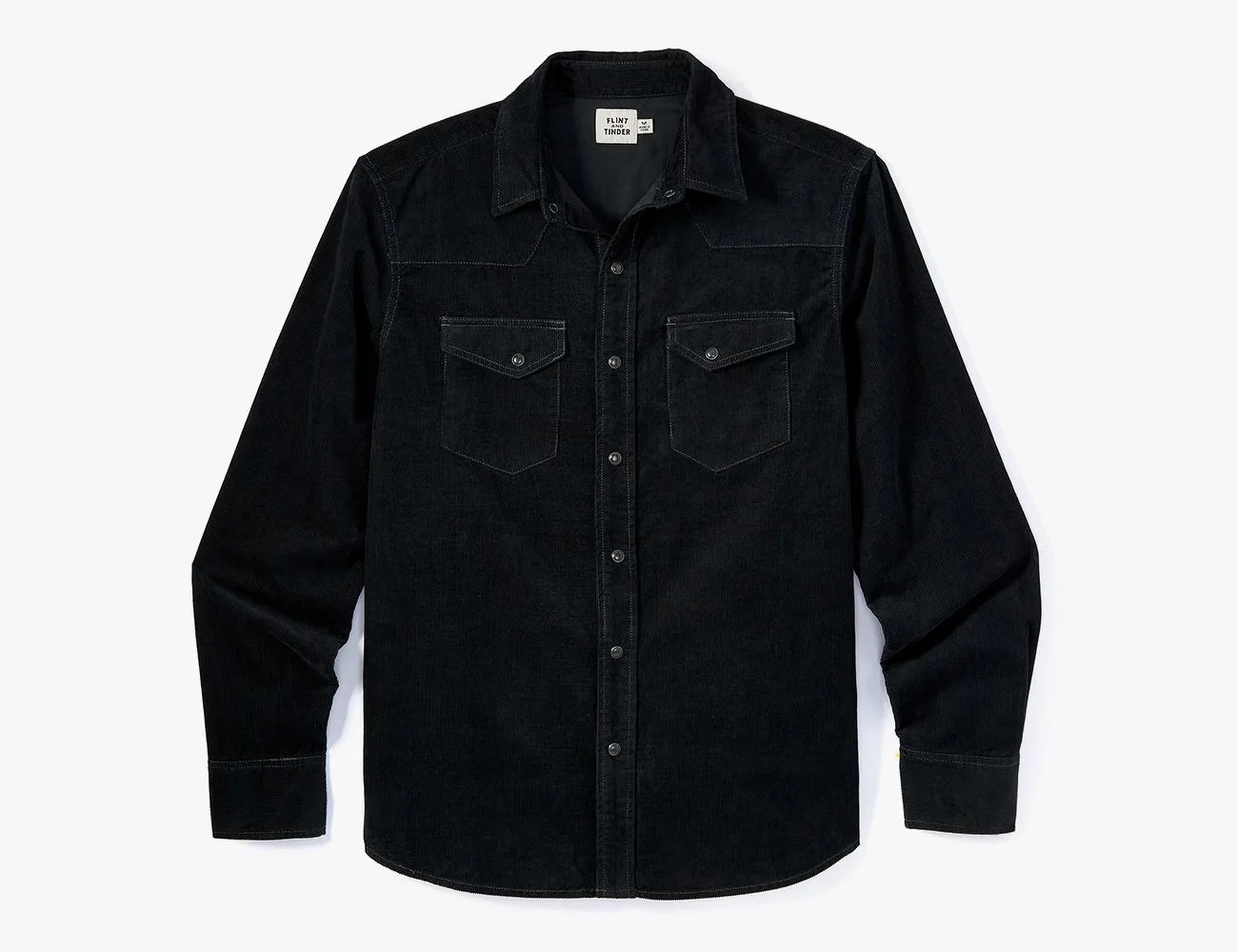 corduroy snap shirt