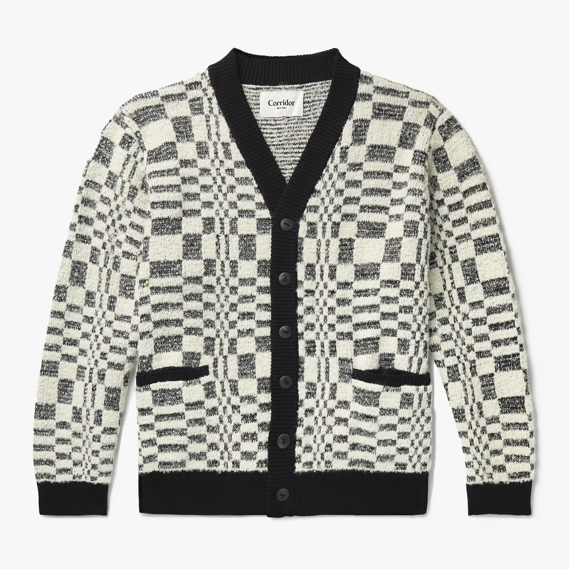 Corridor Optic Jacquard-Knit Cardigan