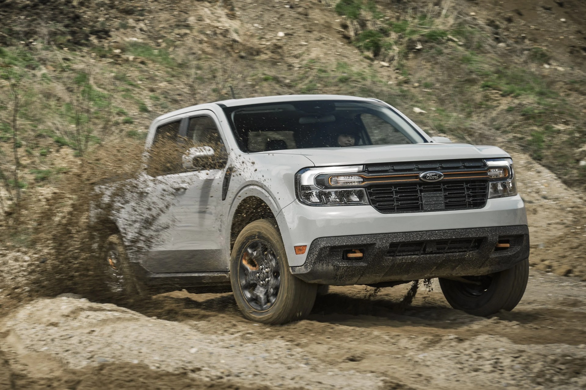 preproduction vehicle shown with optional equipment available to order in september and starts production fall 2022 closed course professional driver always consult the owner’s manual before off road driving, know your terrain and trail difficulty, and use appropriate safety gear