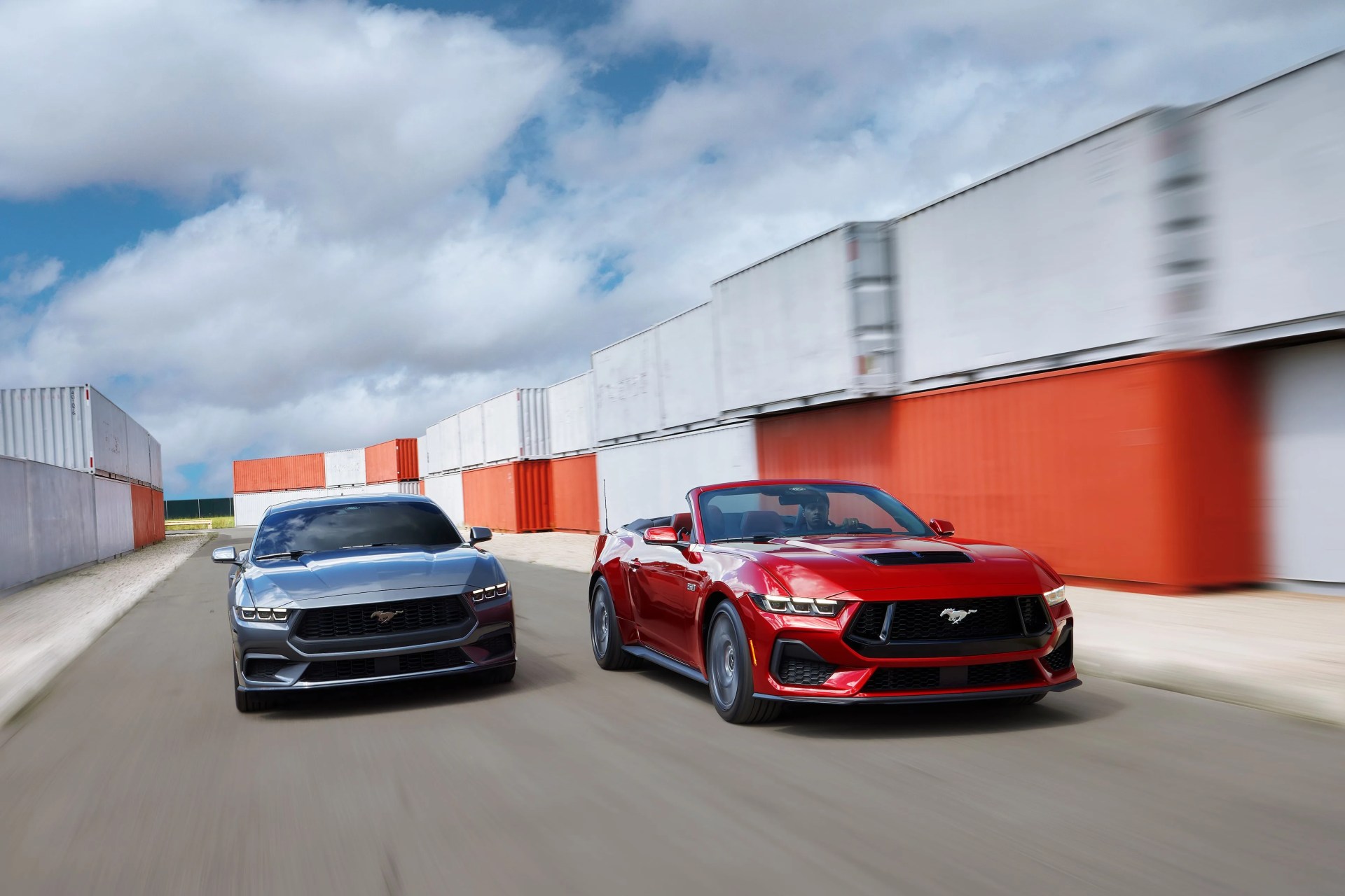 pre production vehicles shown closed course professional driver
