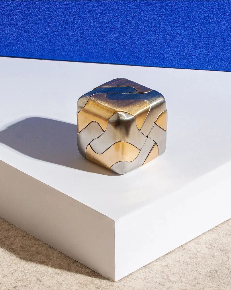 craighill tycho puzzle in brass steel