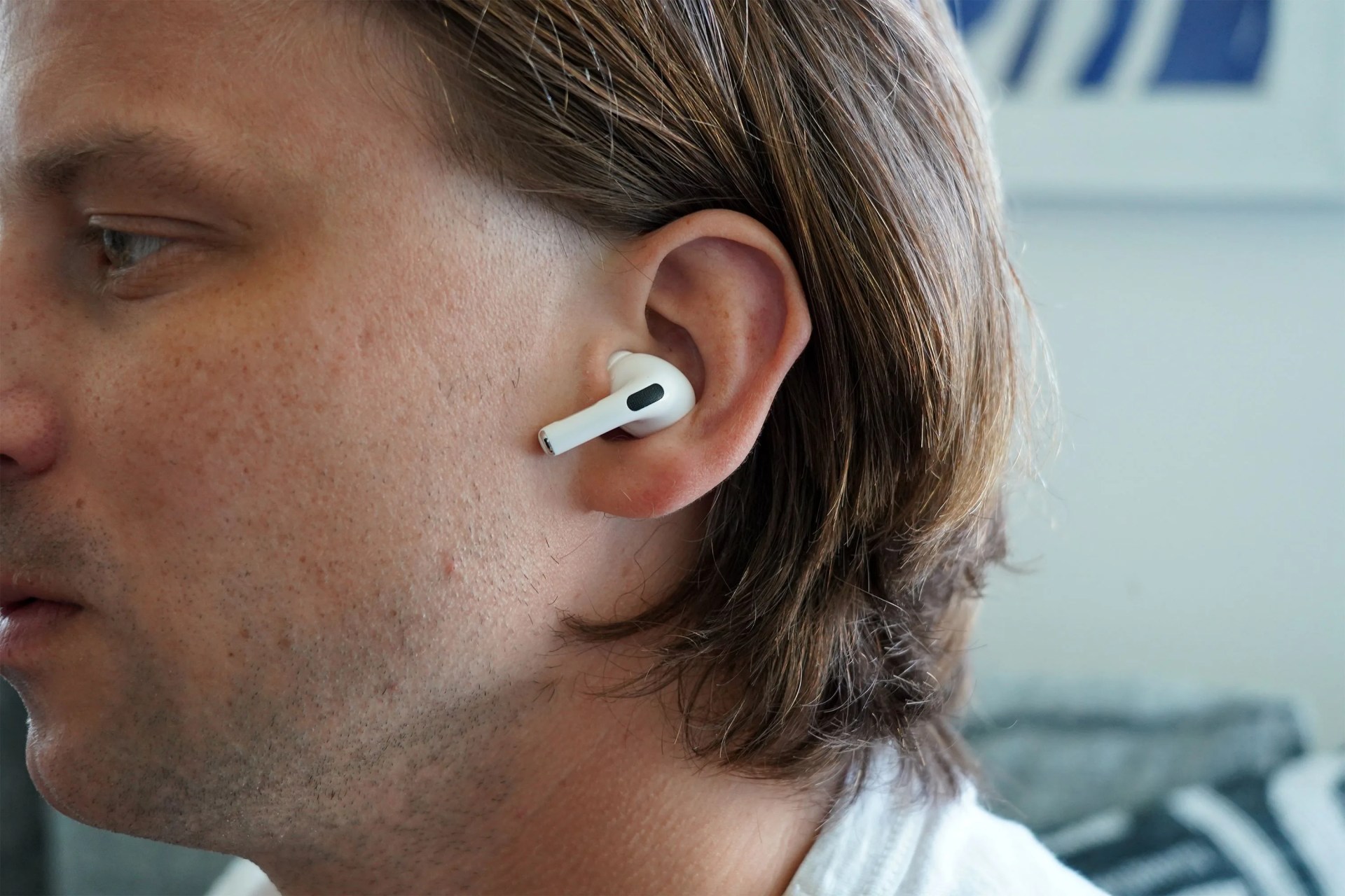 man wearing airpods 2