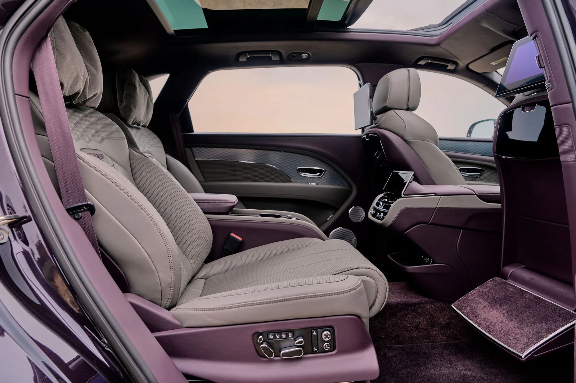 bentley bentayga ewb azure purple