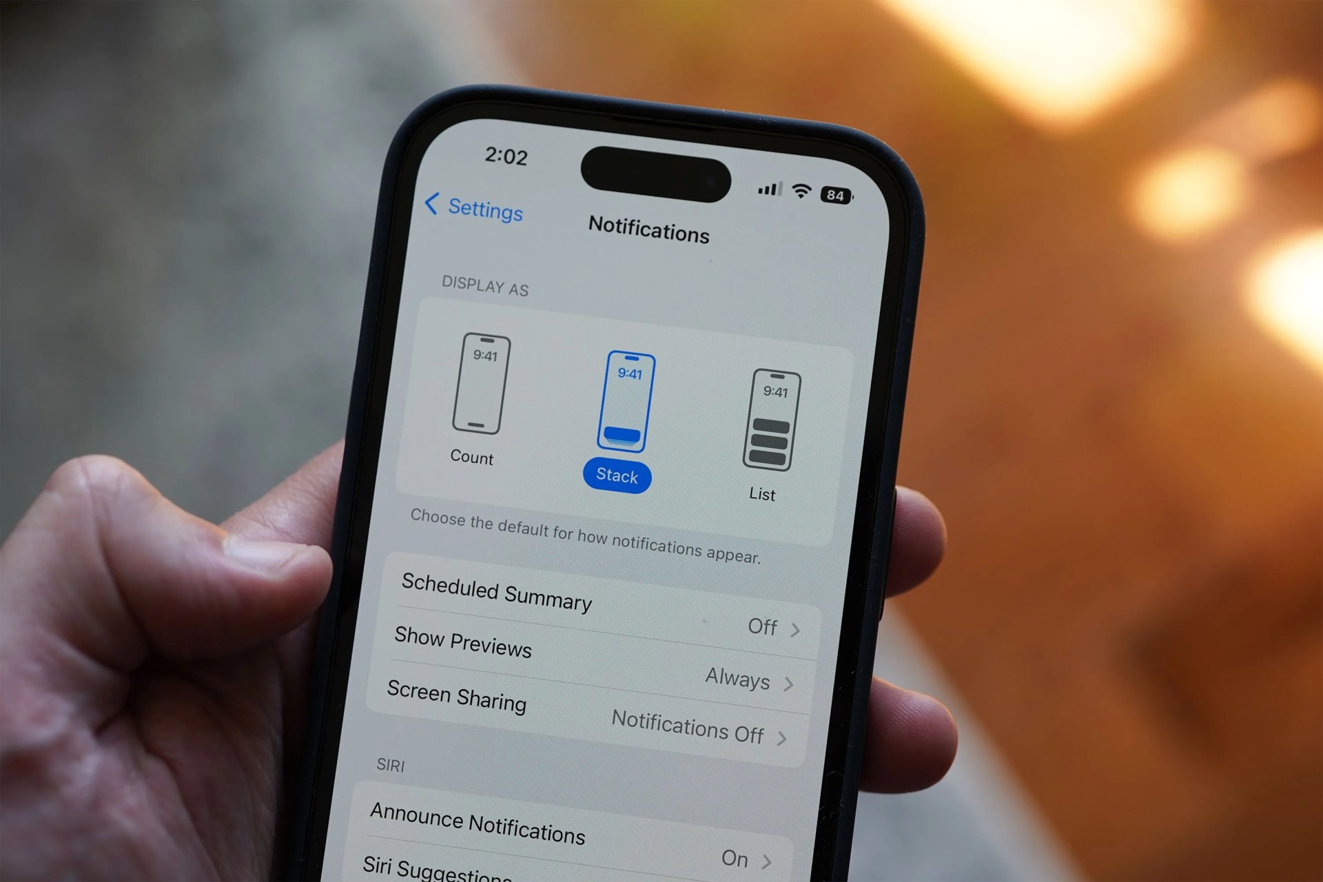 iphone home screen