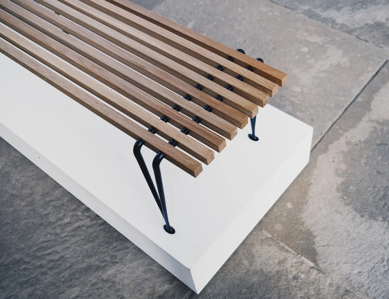 floyd acton slat bench