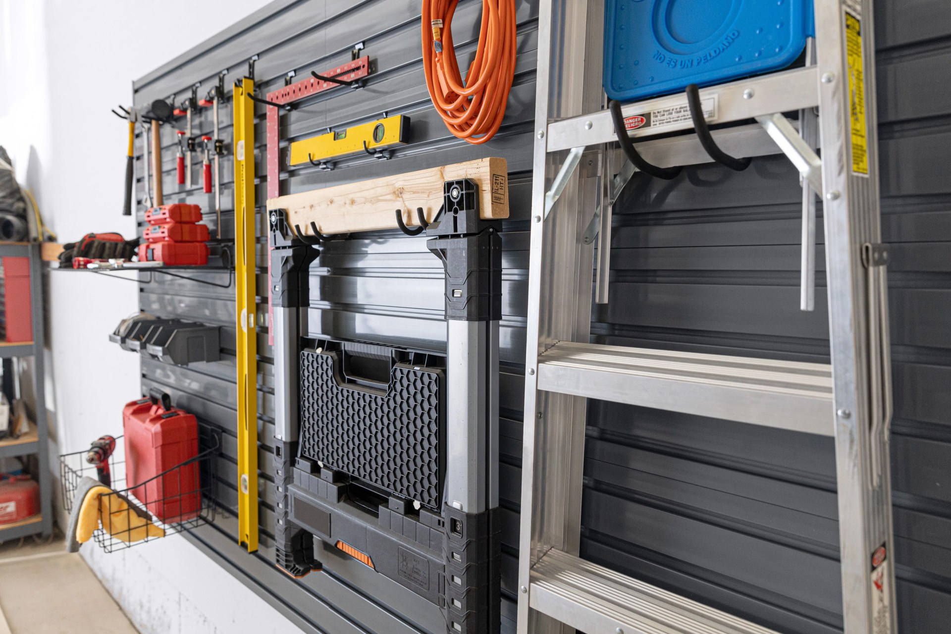 gladiator smoke garage storage wall hanger