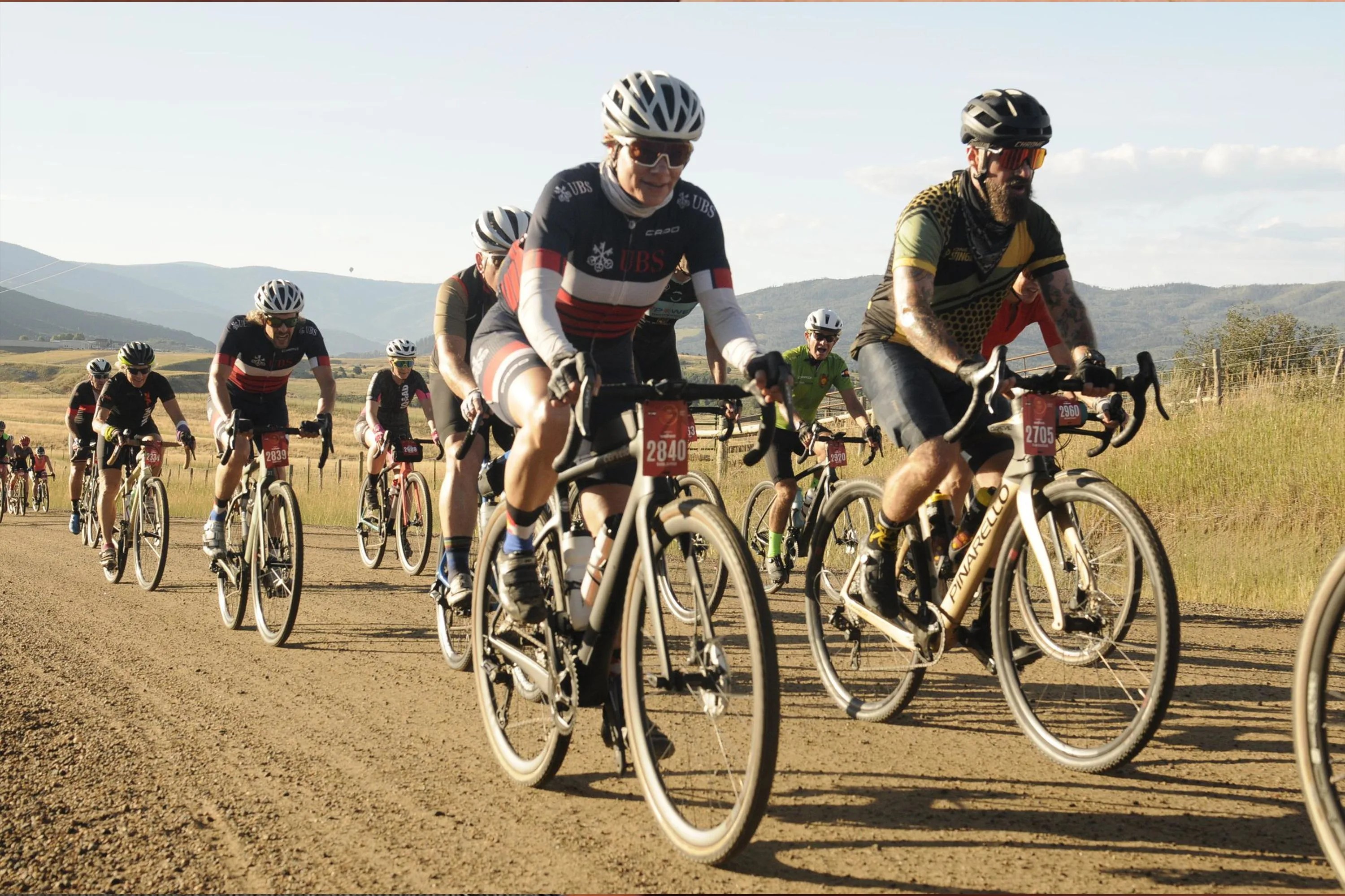 gravel bike riders