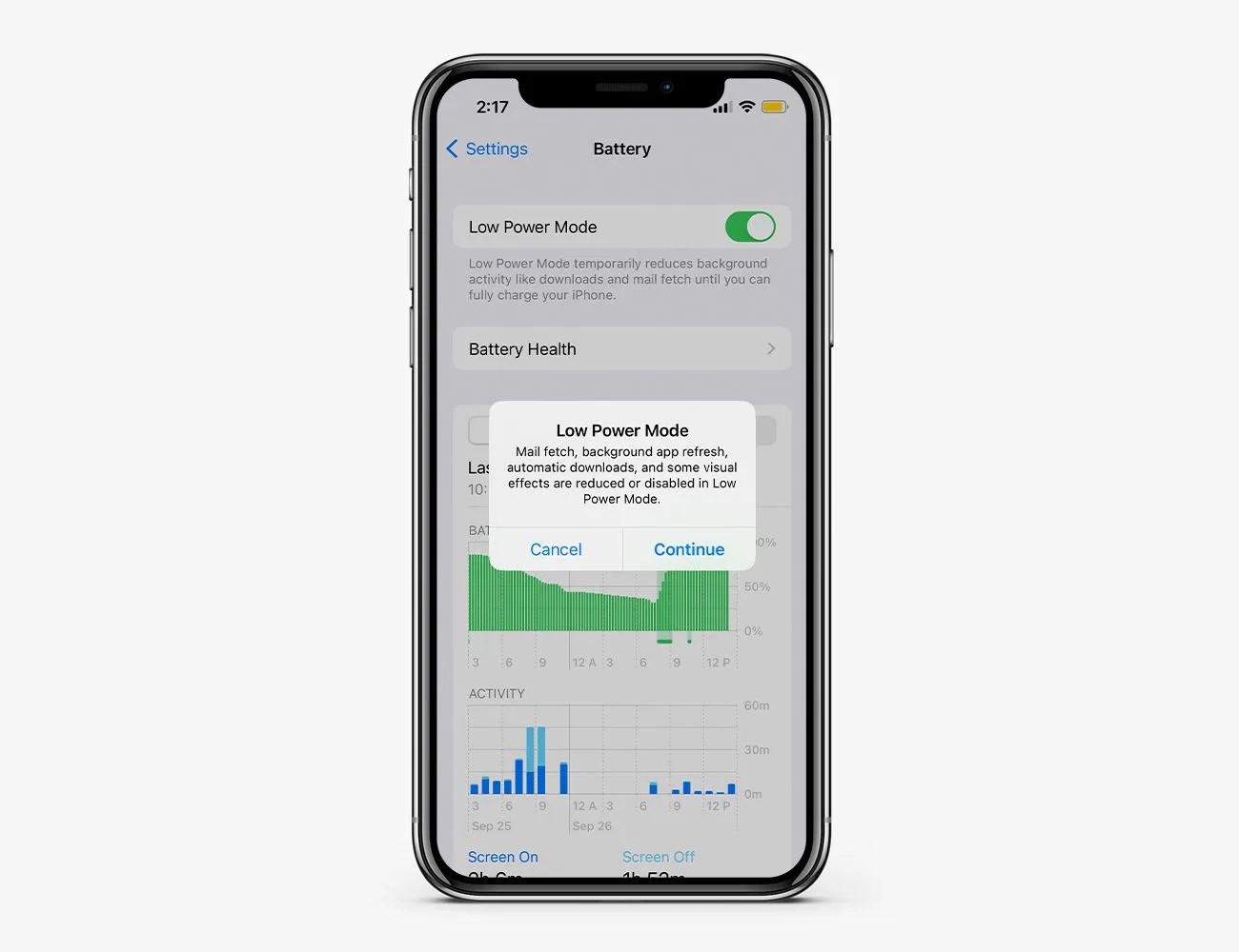 iPhone settings to change