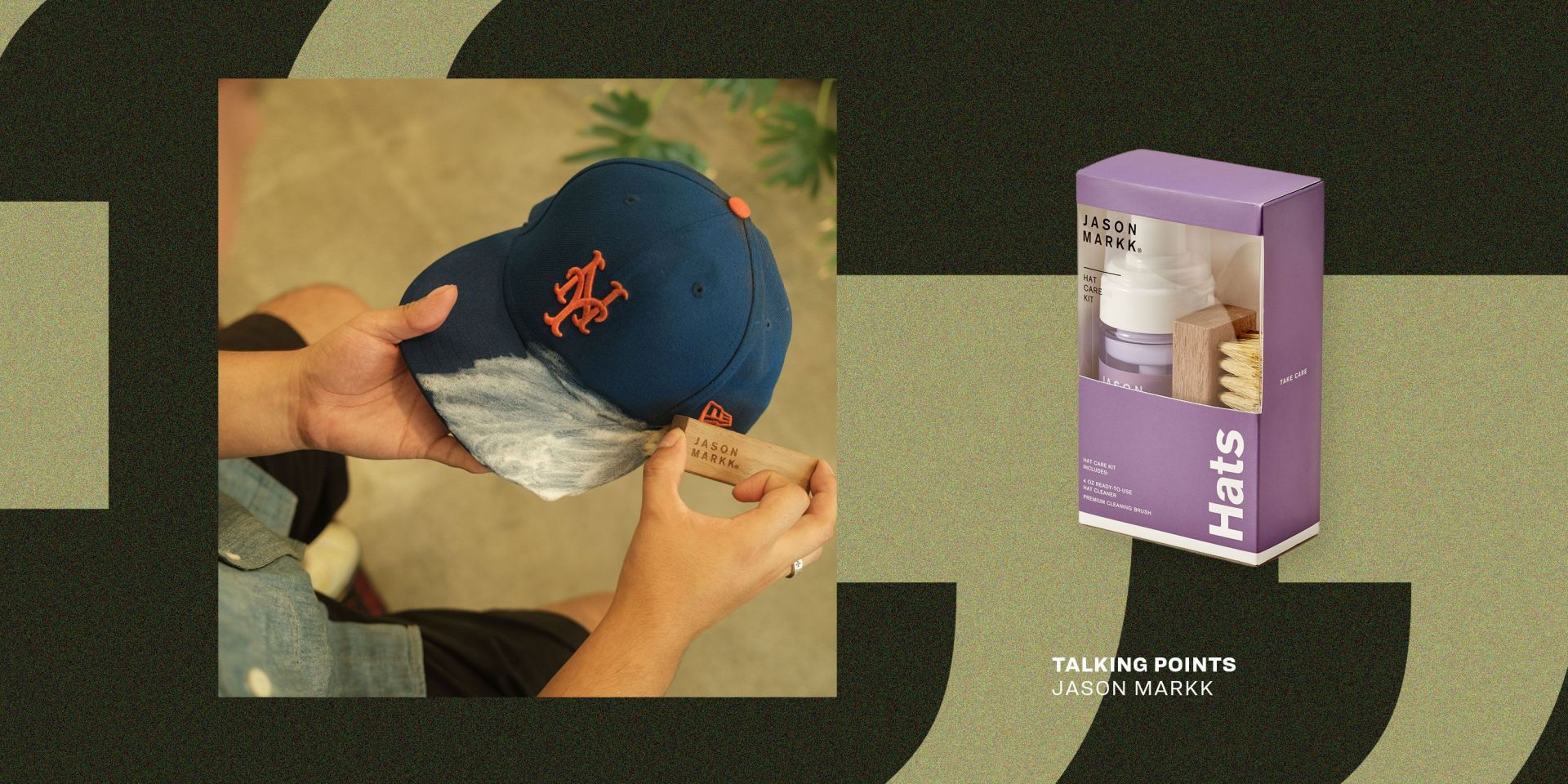 talking points jason markk premium hat care kit