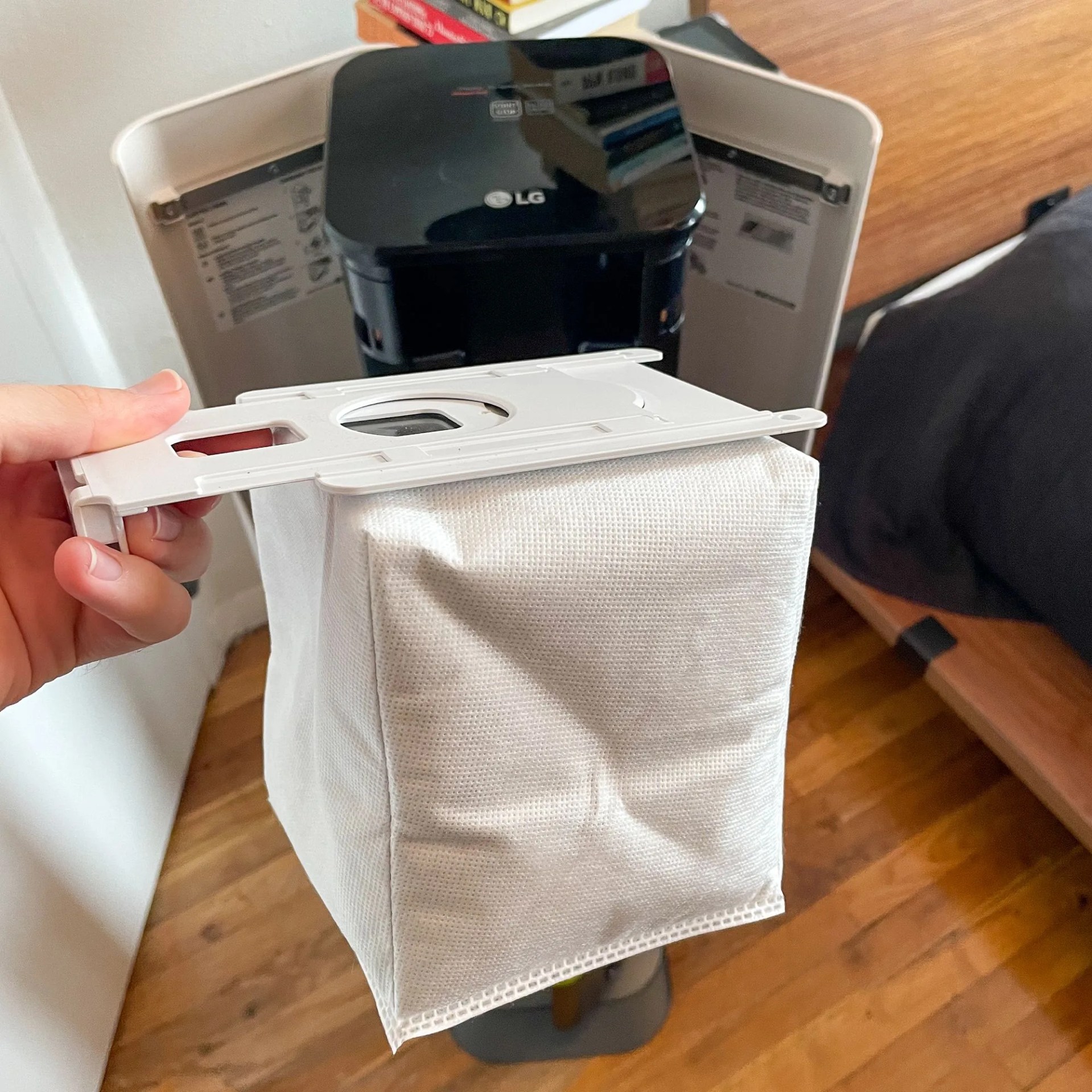 lg cordzero a9 kompressor vacuum dust chamber bag