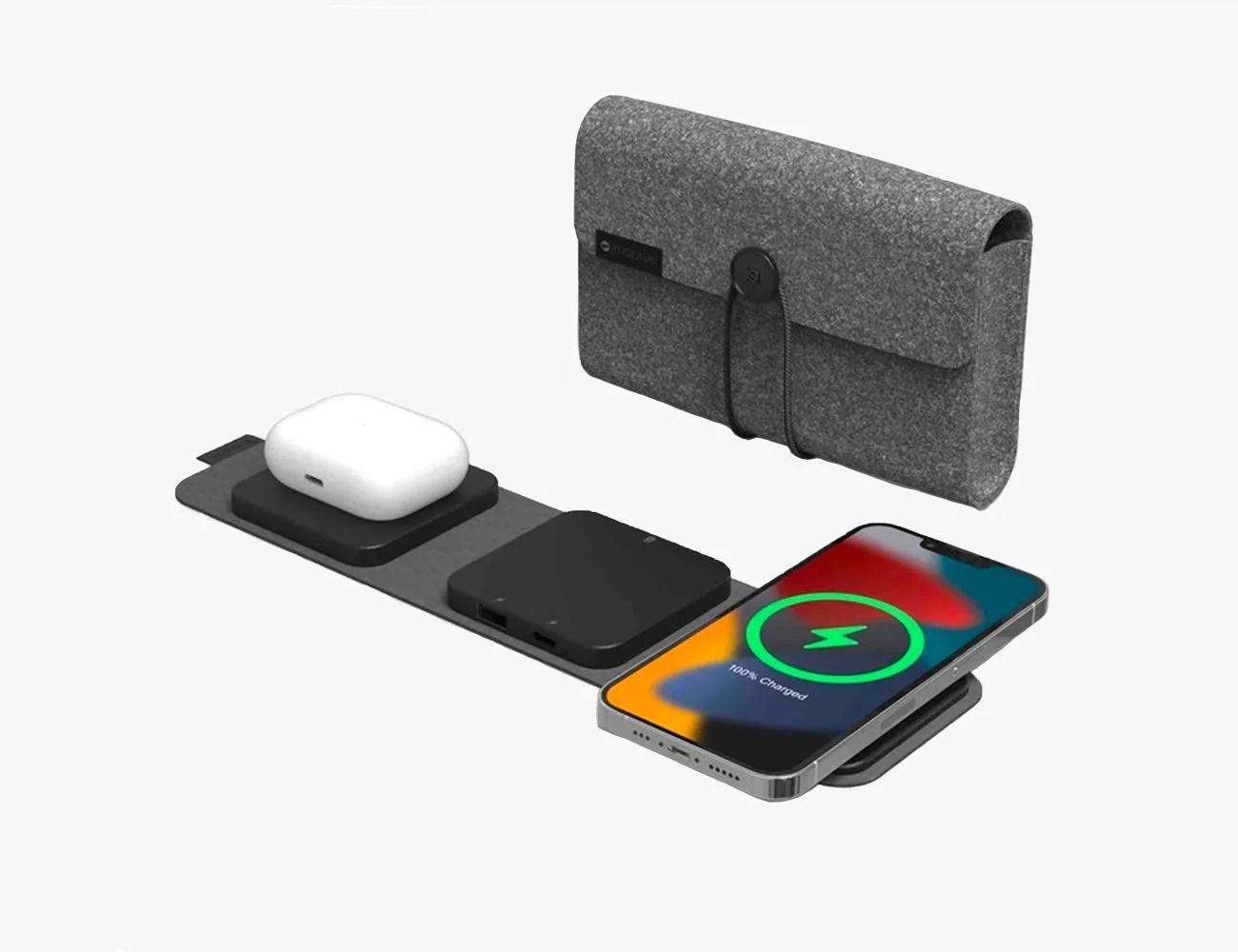 travel charging station phone airpods