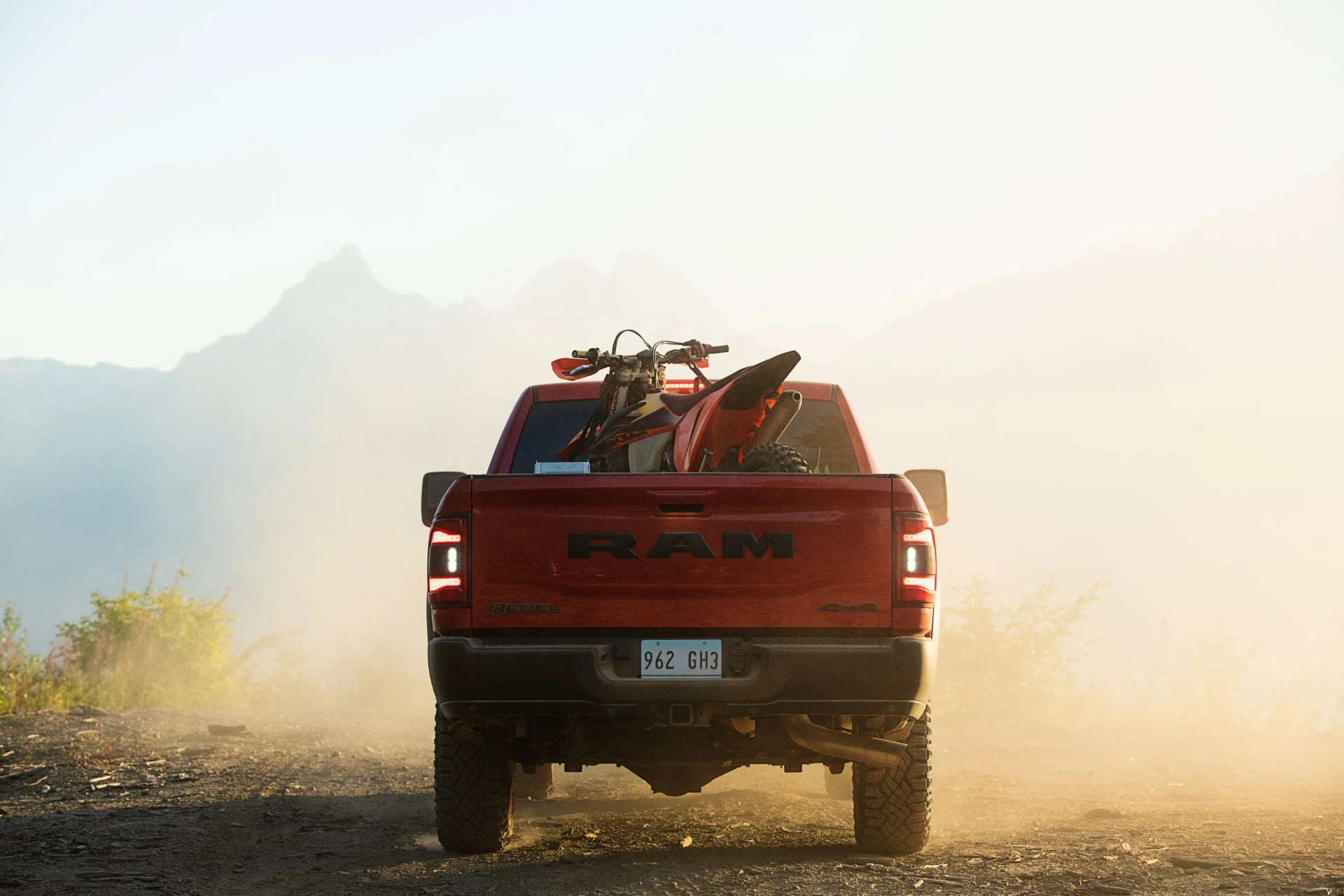 2023 ram 2500 heavy duty rebel rear