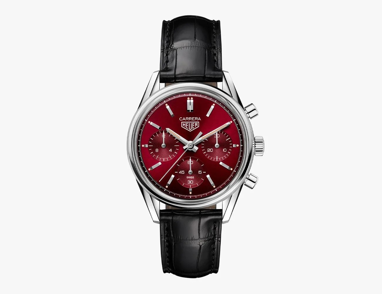 tag heuer carrera red dial watch