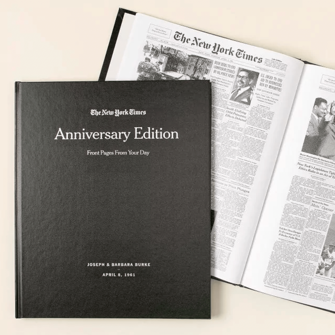 York Times Custom Anniversary Book