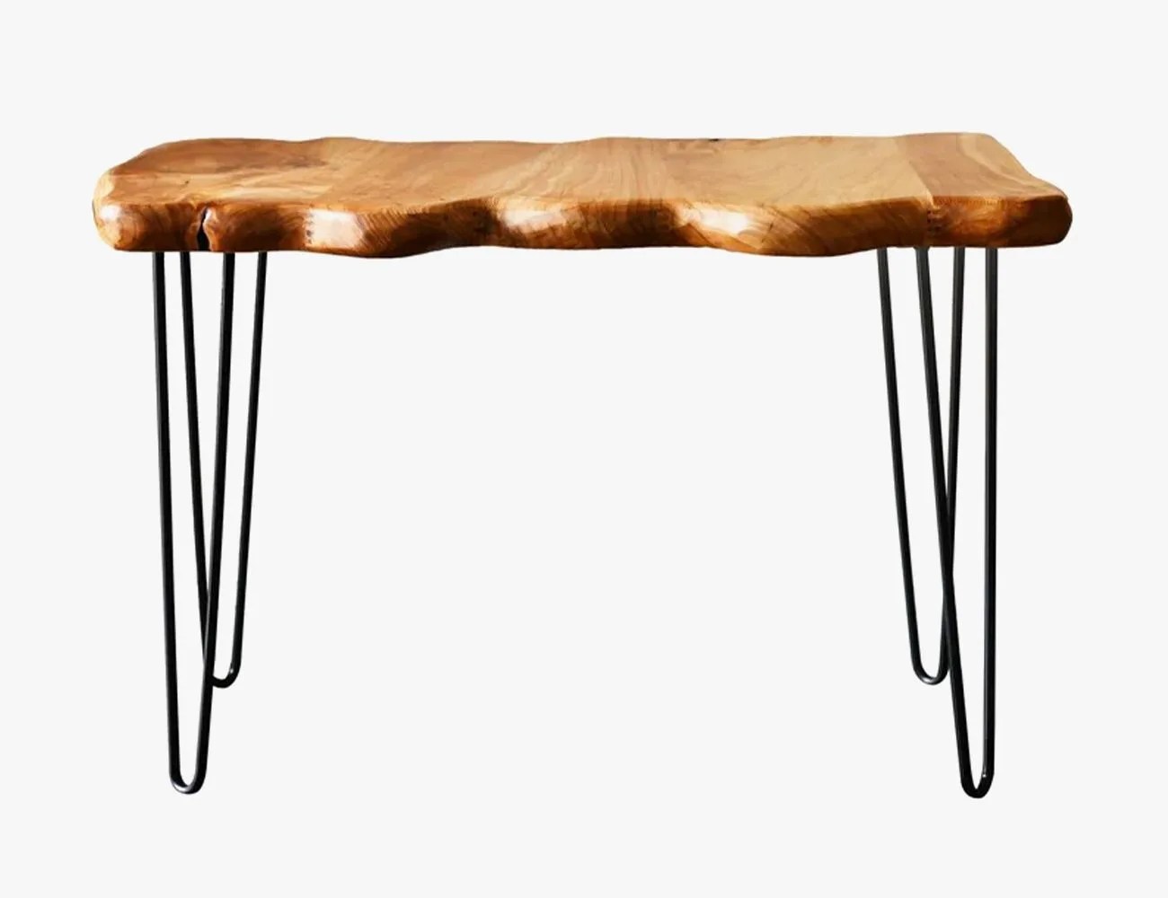 Steelside Holm 20'' Tall Solid Wood End Table