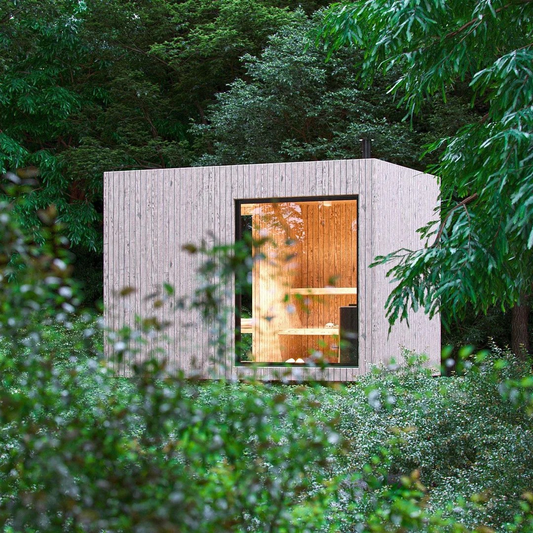 the sauna